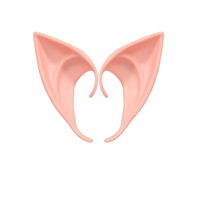 Accessoire de cosplay oreilles d'elfe, oreilles de fée en latex souple pour Halloween, fête d'anime et costume à thème fantastique