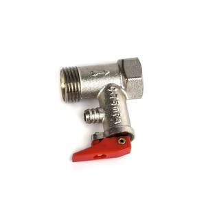 <span class=keywords><strong>Soupape</strong></span> <span class=keywords><strong>de</strong></span> <span class=keywords><strong>sécurité</strong></span> en laiton avec levier rouge, commande manuelle pour chauffe-eau - Product Image 5