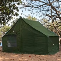 Tente de camping instantanée en toile durable quatre saisons résistante à l'eau pour 3 hommes