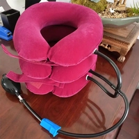 Dispositif de traction cervicale gonflable réglable pour soulager instantanément la douleur au cou à domicile