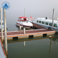 Quai pour motomarine en alliage d'aluminium Dock flottant pour bateau ponton pour voile pour yacht Fournitures marines