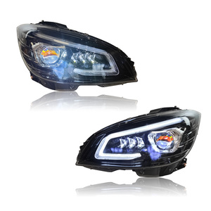 Cắm Và Chơi 2008 2011 W204 C-Class Xe Xenon Laser Đèn Pha Đèn LED Trắng 12V Nhựa gt Phong Cách Phía Trước Đèn - Product Image 6