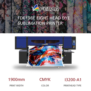 Plotter <span class=keywords><strong>de</strong></span> Inyección <span class=keywords><strong>de</strong></span> Tinta para Sublimación <span class=keywords><strong>Rollo</strong></span> a <span class=keywords><strong>Rollo</strong></span> Fedar <span class=keywords><strong>de</strong></span> 8 Cabezales y Alta Velocidad para Impresión <span class=keywords><strong>de</strong></span> Telas y Textiles CMYK - Product Image 2