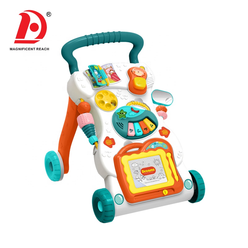 HUADA 2022, игрушки для малышей, недорогой многофункциональный первый шаг, музыкальный малыш, обучающий ходунок, игрушечный пуш-Кар, оптовая продажа