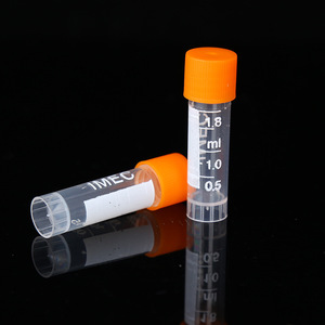 Tubes cryogéniques gradués Kehua Medical de 1,8 ml avec bouchons à vis pour distribution verticale - Product Image 2