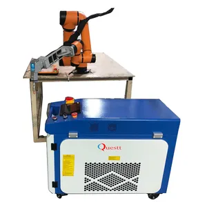 1000W 1500W 2000W Automatic 6 Axis Robot Arm Fiber Laser Robotic Welding Machine For Corner Welding