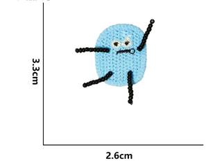 En stock Mini patch brodé petite personnalité thermocollant petite taille pour chapeau, vêtements, sac - Product Image 6