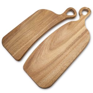<b>Wooden</b> Cutting Board 12.3x9in With Handle For Kitchen Use - Product Image 3
