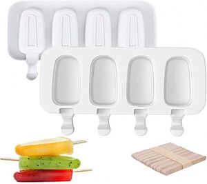 <b>Silicone</b> Molds Homemade Large <b>Silicone</b> Ice Molds with Sticks Cakesicle Mold for DIY Ice Tray - Product Image 2
