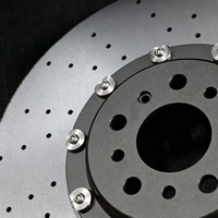 Discos de Freno de Cerámica de Fibra de Carbono para Auto, Rotores de Freno Delanteros 380x36, Traseros 370x24 para BMW M3 G80 G82, Frenos de Cerámica de Carbono