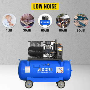 Compresor de Aire Portátil de Tornillo Rotatorio de 4kW y 200L de Bajo Ruido para Reparación de Automóviles y Talleres Automotrices - Product Image 2