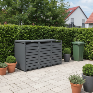 <span class=keywords><strong>Abri</strong></span> pour <span class=keywords><strong>poubelle</strong></span> en tôle galvanisée-<span class=keywords><strong>Abri</strong></span> extérieur scellé pour la pluie <span class=keywords><strong>Abri</strong></span> pour <span class=keywords><strong>poubelle</strong></span> domestique/commerciale, <span class=keywords><strong>Abri</strong></span> scellé en tôle galvanisée - Product Image 4