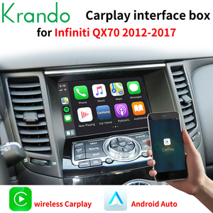 Krando Carplay Interface para Infiniti Série Carro Sem Fio Android Auto Decodificador Plug and Play Atualização Multimídia Carro - Product Image 6