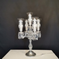 Lampe de table luxueuse, lampes de table en cristal pour la décoration intérieure, lampe de table en verre