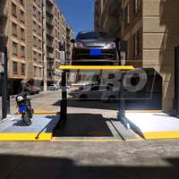 Système de stationnement souterrain vertical brillant d'ascenseur de voiture de stationnement