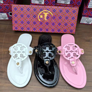 Sandales brillantes <span class=keywords><strong>Tory</strong></span> DE <span class=keywords><strong>Burch</strong></span> en caoutchouc pour femmes, élégantes, en stock - Product Image 1