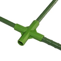 Support de fixation de plantes en plastique, connecteur d'angle à poils fixe, 3 voies et 4 voies de 11mm