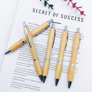 Tái Chế Bấm Với Sinh Thái Thân Thiện Với Tre Bút Với Chất Lượng Cao Cá Nhân Gỗ Biểu Tượng Tùy Chỉnh Khách Sạn Tiện Nghi Bóng Điểm Bi - Product Image 4