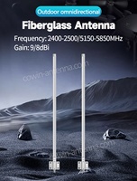 Antenne Omni WiFi extérieure double bande 930*25MM 2.4GHz 5 GHz 9 DBi avec connecteur femelle N