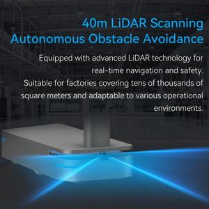 Robot industriel et de service mobile intelligent Aphla Advanced avec navigation GPS et écran LCD pour la logistique d'entrepôt et l'utilisation commerciale - Product Image 5