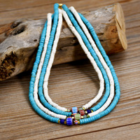 Nouveaux bijoux d'été, collier ras de cou en acier inoxydable imperméable, fait main, perles en pierre naturelle, cristal, cadeaux pour femmes