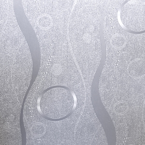 Película para Ventanas Jinyi, No Adhesiva, Electrostática, Esmerilada, para Privacidad, Cocina, Dormitorio, 90x200cm, Blanca, con Estampado de Flores en Relieve - Product Image 2