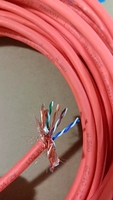Kabel Ethernet CAT6A CAT7 Kecepatan Tinggi 10Gbps Kabel LAN Terproteksi Pemasok