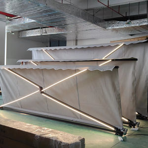 Auvent rétractable <span class=keywords><strong>manuel</strong></span> motorisé avec tissu en polyester 100% imperméable, café, restaurant - Product Image 1