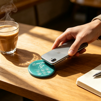Tarjeta de Resina Epoxi RFID ISO NFC 13.56MHz, Tarjeta de Membresía Impermeable, Código QR de Pago, Etiqueta Adhesiva 1K para Redes Sociales, Uso Comercial y Hotelero