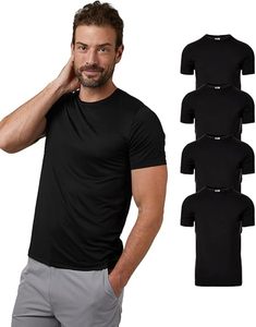 T-Shirt Nera Oversize <span class=keywords><strong>Personalizzata</strong></span> con Logo, Maglietta Pesante da Uomo 100% Cotone, <span class=keywords><strong>Stampa</strong></span> <span class=keywords><strong>Personalizzata</strong></span> - Product Image 3