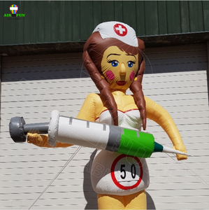 Airfun inflable mujer Holanda <span class=keywords><strong>muñecas</strong></span> 3,5 m alto gigante inflable mujer enfermera dibujos animados caliente nueva venta durable pvc - Product Image 3