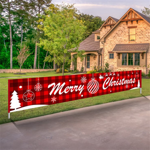 New Christmas decorations, letter <b>banners</b>, festive party decorations, pull flags, birthday flags, hanging ornaments - Product Image 3