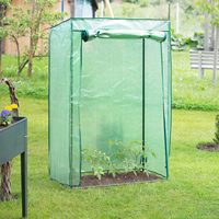 Serre à tomates extérieure écologique de petite taille, montage facile avec structure métallique, serre de jardin pour la croissance des plantes