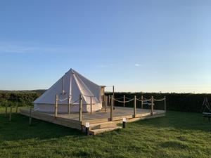 Di alta qualità 3m 4m 5m 6m 7m sahara tela di cotone <span class=keywords><strong>tenda</strong></span> di bell tende da esterno con stufa foro - Product Image 5