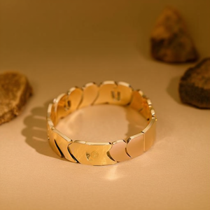 Bracelet à maillons tendance en acier inoxydable 316L avec placage or PVD, bijoux durables et résistants - Product Image 3