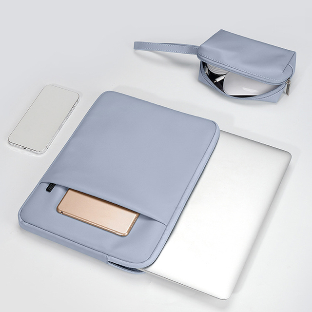 Custom Logo Polyester PU Leather Tablet Protective Cover Laptop Sleeve Bag Case Inner Bag