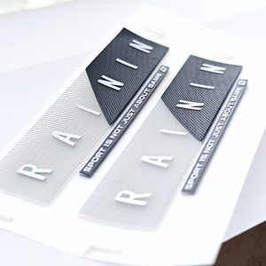 맞춤형 로고 의류 PVC 고무 패치 라벨 태그 열 전달 옷에 대한 3D 소프트 패치 - Product Image 4