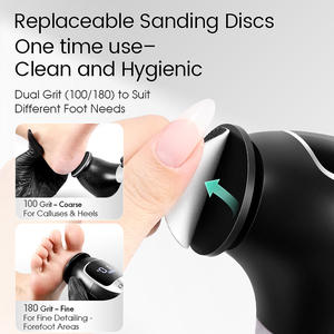 Nueva Máquina Eléctrica de Pedicura para Salón, Recargable, Elimina Callosidades y Piel Muerta de los <span class=keywords><strong>Pies</strong></span>, Pulidora de <span class=keywords><strong>Pies</strong></span> - Product Image 6