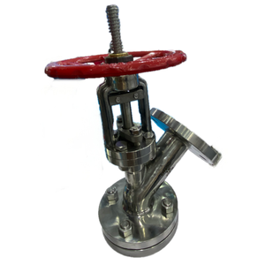 Válvula <span class=keywords><strong>de</strong></span> descarga <span class=keywords><strong>de</strong></span> acero inoxidable tipo Y manual <span class=keywords><strong>de</strong></span> vástago ascendente - Product Image 3