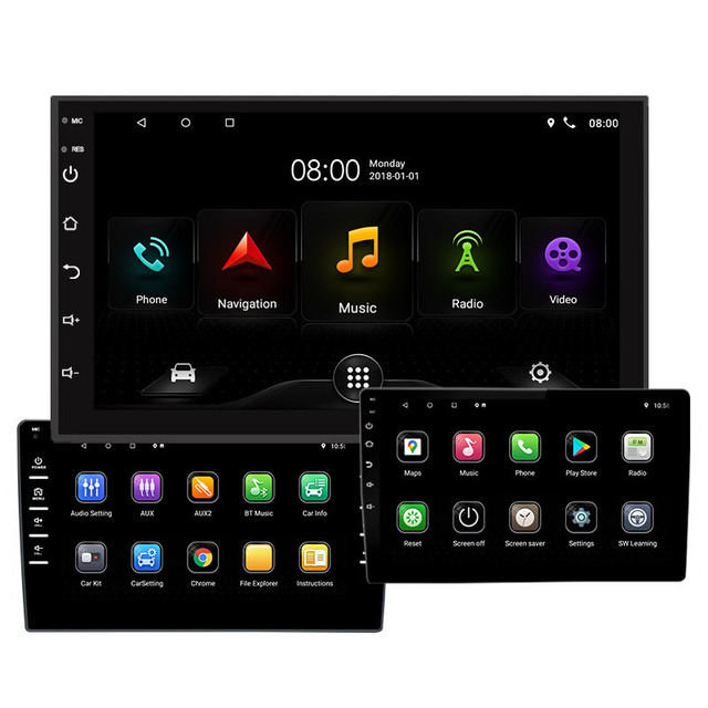 Auto Parts Android WIFI Auto Radio Car Accessories Used DVD Player GPS Navigation 7inch 8 Inch 9 Inch 10 Inch Car Stereo Machine