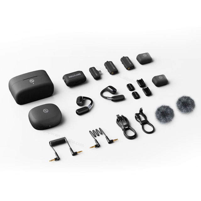 Hollyland Lark Max 2 32bit Full-chain Audio AI Noise Cancel Professional Wireless Lavalier Microphone Mini Collar Iphone Camera