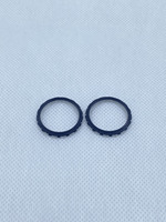 2PCS Anneau en plastique pour manette PS5 de remplacement pour manette PS5