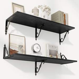 Cadre flottant en bois <span class=keywords><strong>Suspension</strong></span> mur objet cadre pour salle de bain <span class=keywords><strong>cuisine</strong></span> salon comme étagère murale ou support de rangement suspendu - Product Image 4