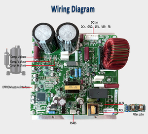 แผงวงจรควบคุมคอมเพรสเซอร์เครื่องปรับอากาศแบบฮีทปั๊ม - Product Image 5