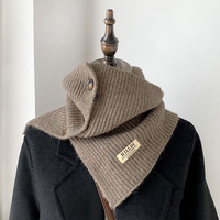 Écharpe cache-cou en tricot pour femme, douce et chaude, confortable, à enfiler, style tour de cou, pour l'automne et l'hiver, usage quotidien décontracté, OEM/ODM