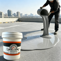 Revêtement de sol en sable coloré époxy bicomposant, auto-nivelant, sans joint, peinture liquide décorative pour sols plats, pour routes