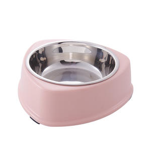 Fabricante Atacado Resistente À Corrosão <span class=keywords><strong>Pet</strong></span> Products Dog Food <span class=keywords><strong>Bowl</strong></span> Coração Forma Personalizado Durável Aço Inoxidável Dog <span class=keywords><strong>Bowl</strong></span> - Product Image 1