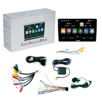 Rádio para carro universal, rádio fm com wi-fi e gps, navegação estéreo, tela touch, android, reprodutor de dvd