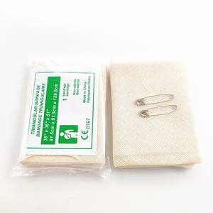 Vendaje Triangular 91.5cm X 129.5cm, Gasa No Estéril para Primeros Auxilios, Apósito para Heridas, Hecho en China, Certificado CE - Product Image 3