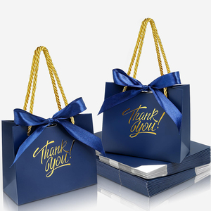 Bolsa de Papel Recubierto Rosa de Lujo Hecha a Mano con Logotipo Personalizado para Regalo de Boda, con Asa de Cinta e Impresión Offset <span class=keywords><strong>SHYS</strong></span> - Product Image 3